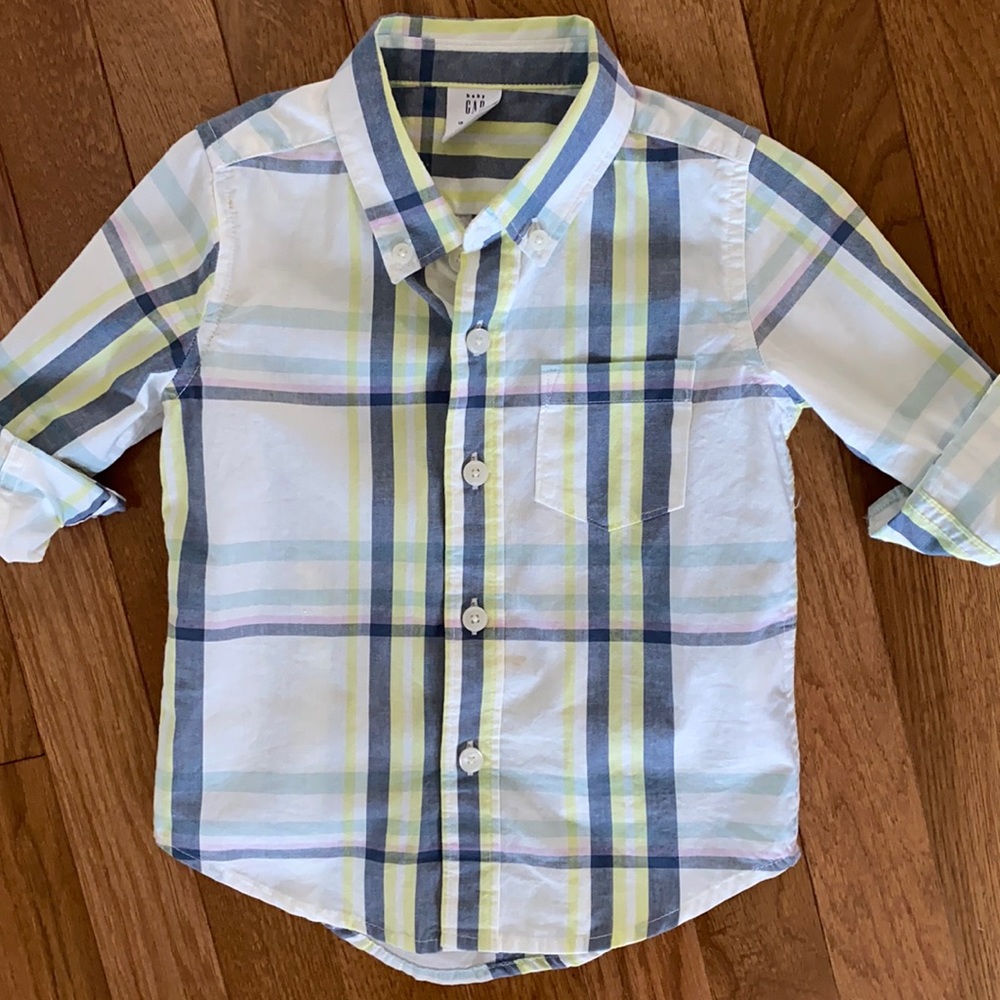 Gap Toddler Button Down Shirt 18-24M